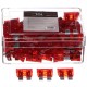 Set di fusibili automobilistici a lama MECHANIC FUSE SET 10A, 100 pz