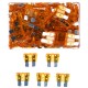 Set di fusibili automobilistici a lama MECHANIC FUSE SET 5A, 100 pz