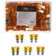 Set di fusibili automobilistici a lama MECHANIC FUSE SET 5A, 100 pz