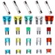 Kit di fusibili a lama e in vetro per auto MECHANIC FUSE SET 215