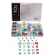 Kit di fusibili a lama e in vetro per auto MECHANIC FUSE SET 215