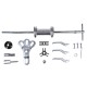 Set universale di estrattori con martello scorrevole a percussione MECHANIC PULLER SET 16