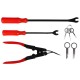 Set multifunzionale per lo smontaggio di rivestimenti e interni MECHANIC TRIM SET 19, 19 pezzi