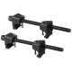 Compressore per molle con spina di sicurezza MECHANIC SPRING SET 4, heavy-duty, 380mm, 2 pezzi