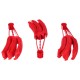 Set di spazzole per la pulizia dell'aria condizionata dell'auto CAR DETAILING VENT BRUSH 3, 3 pz
