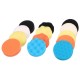 Set di tamponi/spugne lucidanti con supporto per pulizia auto CAR DETAILING PAD 30, 30 pz