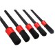 Set di pennelli di precisione morbidi per pulizia auto CAR DETAILING BRUSH 5 SOFT, 5 pz