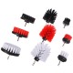 Set di spazzole per trapano per la pulizia dell'auto CAR DETAILING DRILL BRUSH 9, 9 pezzi