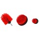 Set di spazzole per trapano per la pulizia dell'auto CAR DETAILING DRILL BRUSH 3 MEDIUM, 3 pz