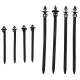 Set di fermagli, clip e perni per rivestimenti per veicoli MECHNIC TRIM CLIP SET 700