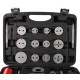 Attrezzo per compressione pistoni freni MECHANIC BRAKE SET BLACK 35, set da 35 pezzi