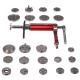 Spingipistoni freni pneumatico MECHANIC BRAKE SET PNEU 23, set da 23 pz