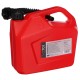 Tanica in plastica MECHANIC FUEL CANISTER RED 5L, rossa