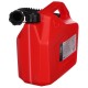Tanica in plastica MECHANIC FUEL CANISTER RED 5L, rossa