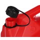 Tanica in plastica MECHANIC FUEL CANISTER RED 5L, rossa