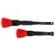 Set di pennelli di precisione per la pulizia dell'auto CAR DETAILING BRUSH 2 BASIC, 2 pz