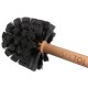 Spazzola rotonda per la pulizia della carrozzeria di bici o moto CAR DETAILING WOOD BRUSH 1