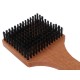 Spazzola piatta per la pulizia del copertone della bicicletta CAR DETAILING WOOD BRUSH 4