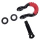 Grillo offroad con protezione in gomma CAR SHACKLE 1, portata 4,75 t