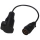 Adattatore cablato per presa dell'aggancio TRAILER CABLE 1, 7-13 pin, 50 cm