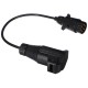 Adattatore cablato per presa dell'aggancio TRAILER CABLE 1, 7-13 pin, 50 cm