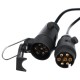 Cavo prolunga 7 poli - presa + spina TRAILER CABLE 7, 12V, 5m
