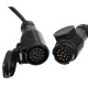 Cavo prolunga 13 pin - presa sospesa e spina TRAILER CABLE 8, 12V, 5m