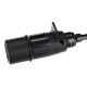 Cavo a spirale di collegamento 7 pin tipo N TRAILER CABLE 11, spina in plastica, 24V, 3,5m