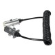 Cavo a spirale di collegamento 7 pin tipo S TRAILER CABLE 12, spina metallica, 24V, 3,5m
