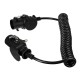 Cavo EBS spirale di collegamento 7 pin TRAILER CABLE 14, 24V, 3,5 m