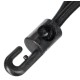 Set di elastici con gancio in plastica CARGO CORD SET 2, 20 cm, 10 pz