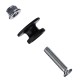 Set di ganci con viti per fissaggio rete/telo al carrello TRAILER HOOK SET 2, 10 pz