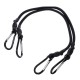 Cinghie elastiche/cordini elastici CARGO CORD CARABINER 50, 50 cm, 2 pz