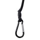 Cinghie elastiche/cordini elastici CARGO CORD CARABINER 100, 100 cm, 2 pz