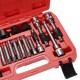Set per montaggio e smontaggio delle pulegge dell'alternatore MECHANIC PULLEY SET 2, 18 pezzi