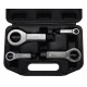 Set estrattori per dadi danneggiati MECHANIC NUT REMOVER 1, 4 pezzi