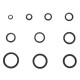 Set di rondelle di tenuta in NBR e acciaio MECHANIC RING SET 3, M6–M24, 180 pz