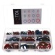 Set di guarnizioni idrauliche con labbro in gomma MECHANIC RING SET 4, 245 ks