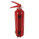 Estintore a polvere FIRE STOP 1 kg, ABC, completamente metallico, incluso supporto metallico