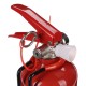 Estintore a polvere FIRE STOP 1 kg, ABC, completamente metallico, incluso supporto metallico