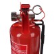 Estintore a polvere FIRE STOP 1 kg, ABC, completamente metallico, incluso supporto metallico