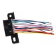 Presa OBD-II con 16 pin terminata da cavi di collegamento da 10cm MECHANIC CABLE 25