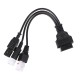 Adattatore OBD-II 3-pin/4-pin/6-pin per moto Yamaha e Honda MECHANIC CABLE 22
