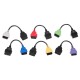 Set completo di adattatori OBD-II FiatECUScan per auto MECHANIC CABLE SET 3, 6 pezzi