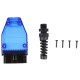 Spina OBD-II a 16 pin per montaggio di cavo personalizzato MECHANIC CABLE 31, blu