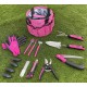 Set di attrezzi da giardino GARDEN PINK 10