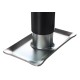 Martinetto per rimorchio SX TRAILER JACK 2,2T, saldato, tubolare