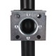 Martinetto per rimorchio SX TRAILER JACK 900KG, saldato, a piastra