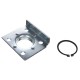 Martinetto per rimorchio SX TRAILER JACK 900KG, saldato, a piastra
