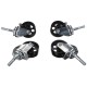Ruote piroettanti per cric del cambio SX TRANSMISSION JACK 0,5T, 4 pz - ricambio
